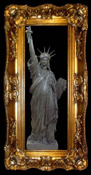 framed  Frederic Auguste Bartholdi Liberty, ta009-2